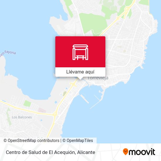 Mapa Centro de Salud de El Acequión