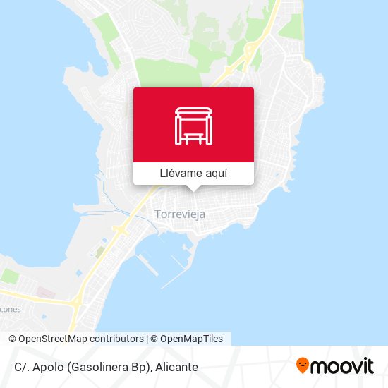 Mapa C/. Apolo (Gasolinera Bp)