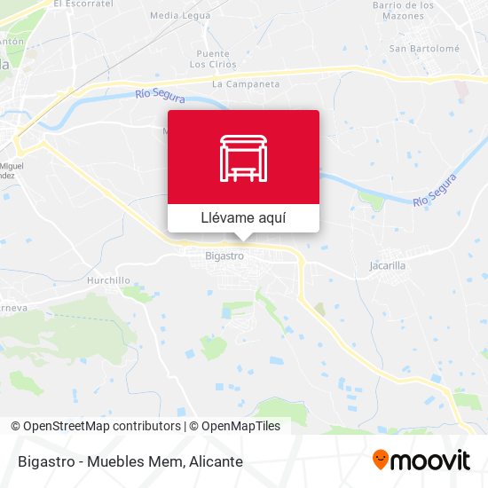 Mapa Bigastro - Muebles Mem