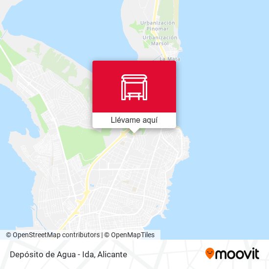Mapa Depósito de Agua - Ida