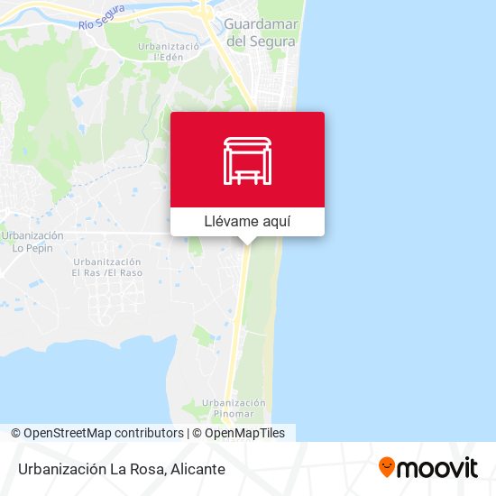 Mapa Urbanización La Rosa