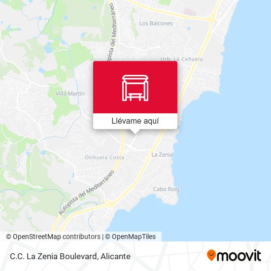 Mapa C.C. La Zenia Boulevard