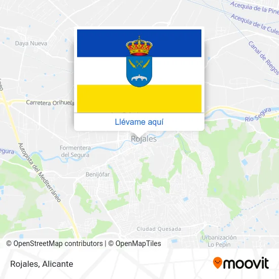 Mapa Rojales