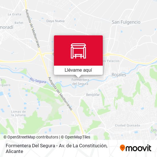 Mapa Formentera Del Segura - Av. de La Constitución