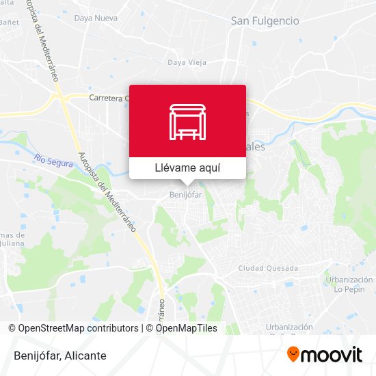 Mapa Benijófar