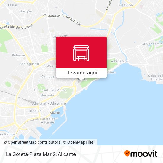 Mapa La Goteta-Plaza Mar 2