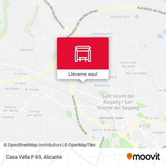 Mapa Casa Vella F-69