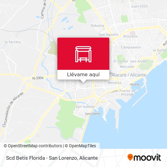Mapa Scd Betis Florida - San Lorenzo