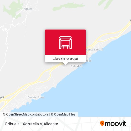Mapa Orihuela - Xorutella V