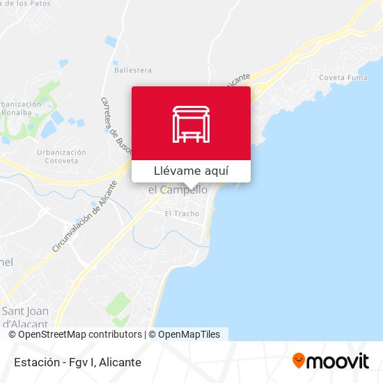 Mapa Estación  - Fgv I