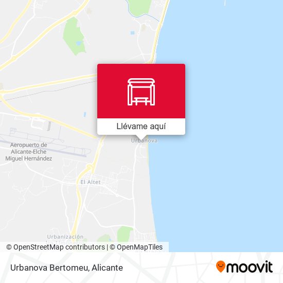 Mapa Urbanova Bertomeu