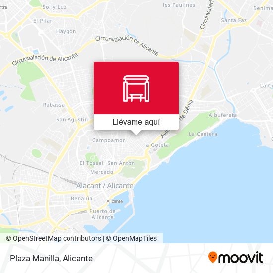 Mapa Plaza Manilla