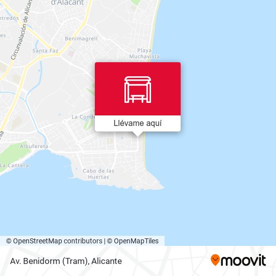 Mapa Av. Benidorm (Tram)
