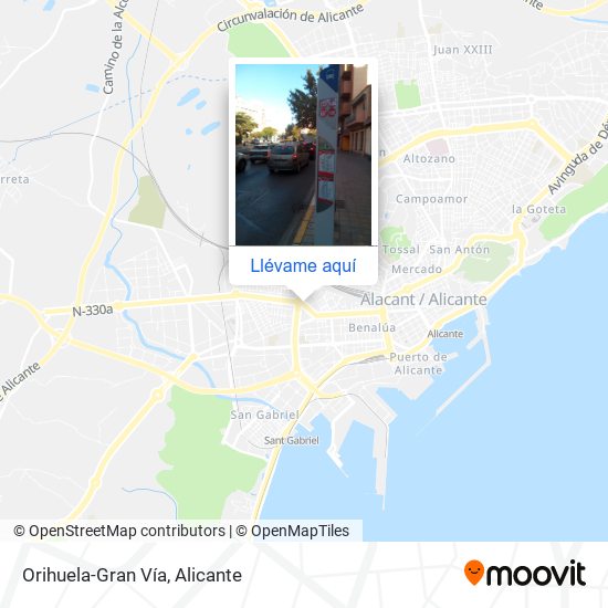 Mapa Orihuela-Gran Vía