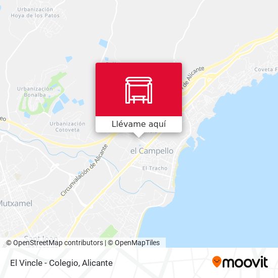 Mapa El Vincle - Colegio