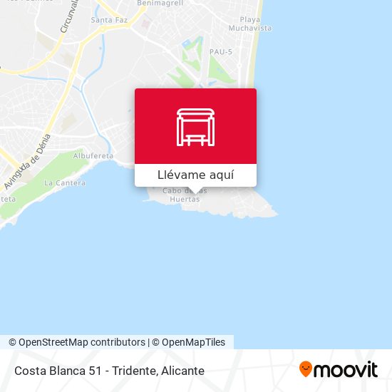 Mapa Costa Blanca 51 - Tridente