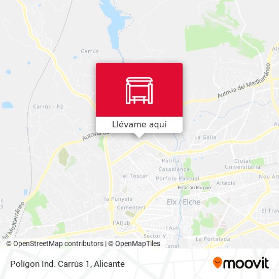 Mapa Polígon Ind. Carrús 1