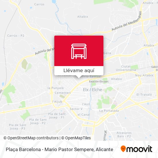 Mapa Plaça Barcelona - Mario Pastor Sempere