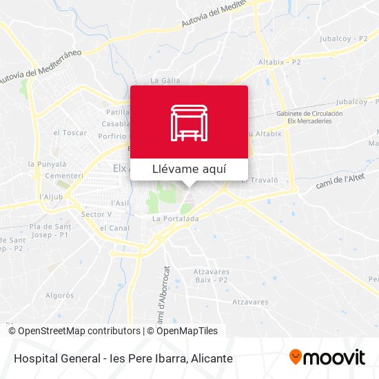 Mapa Hospital General - Ies Pere Ibarra