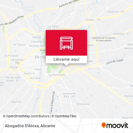 Mapa Abogados D'Atoxa