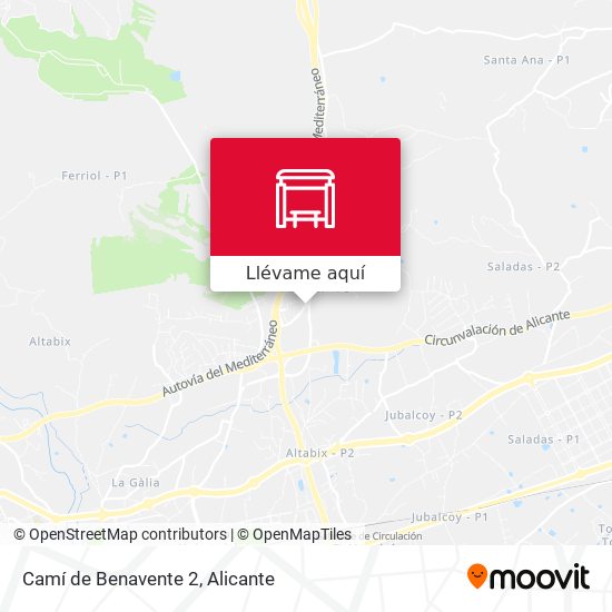Mapa Camí de Benavente 2