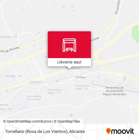 Mapa Torrellano (Rosa de Los Vientos)