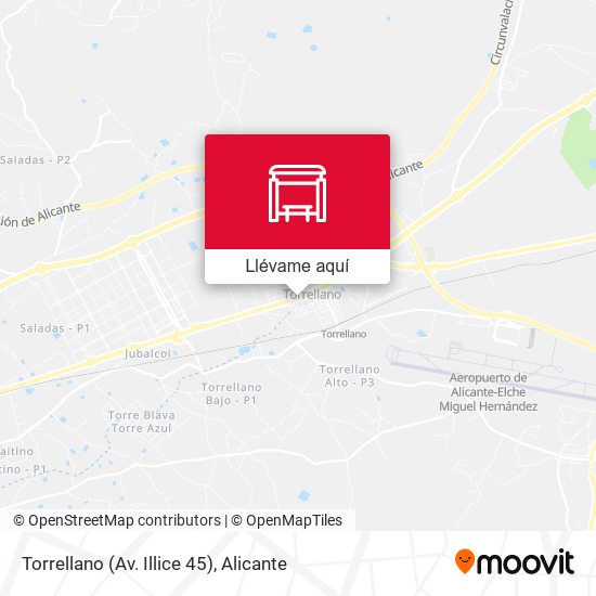 Mapa Torrellano (Av. Illice 45)
