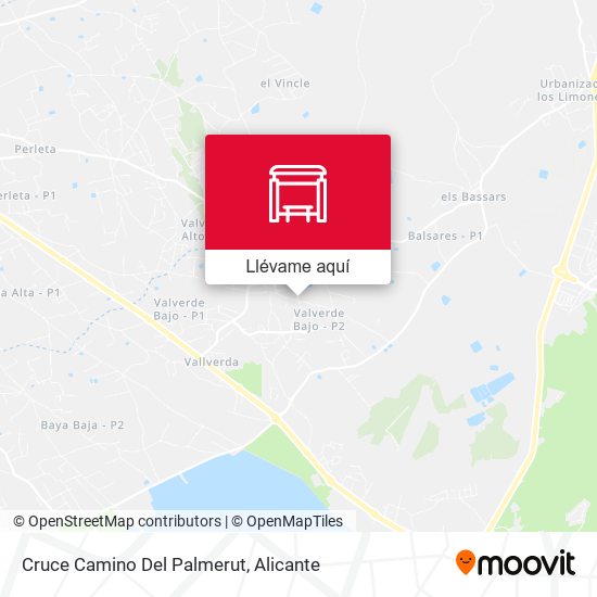 Mapa Cruce Camino Del Palmerut