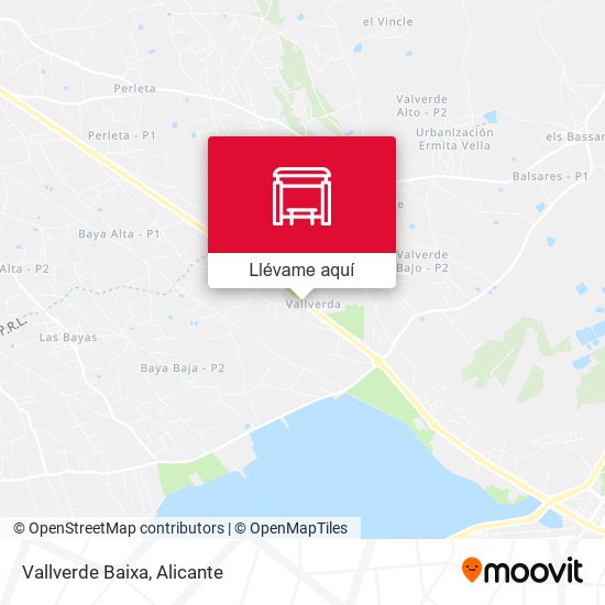 Mapa Vallverde Baixa