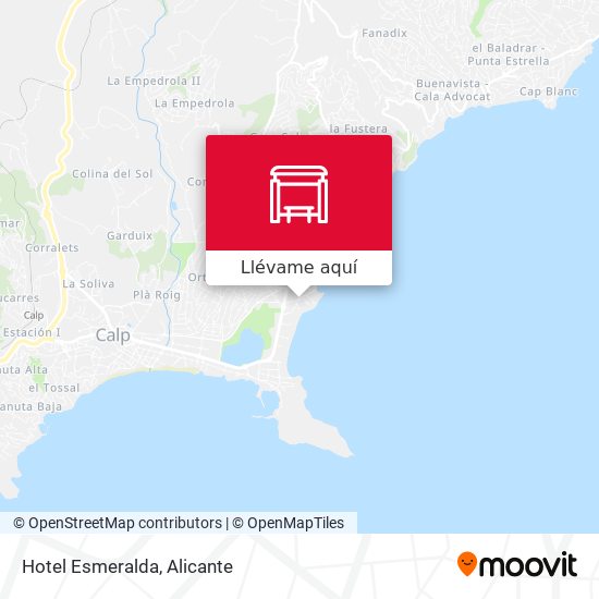 Mapa Hotel Esmeralda
