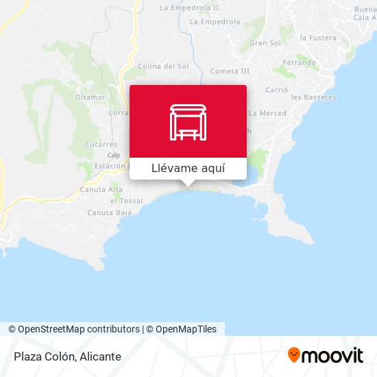 Mapa Plaza Colón