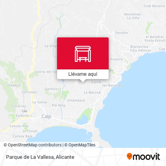 Mapa Parque de La Vallesa