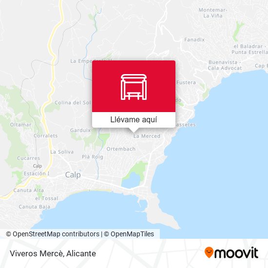 Mapa Viveros Mercè