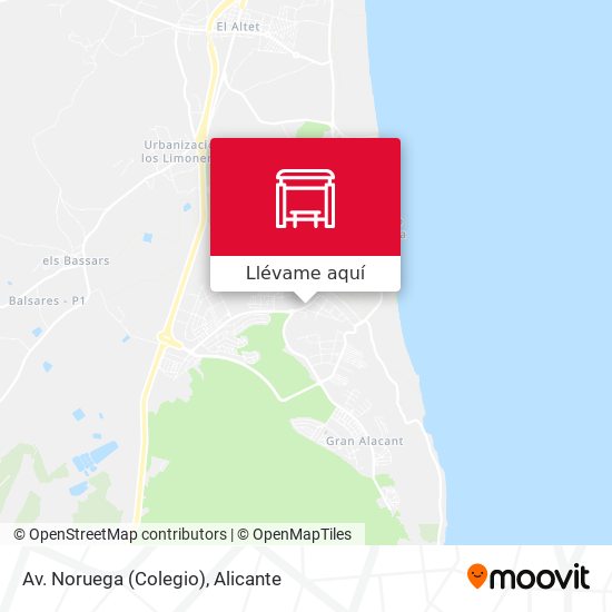 Mapa Av. Noruega (Colegio)