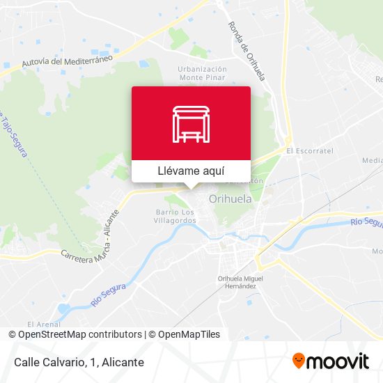Mapa Calle Calvario, 1