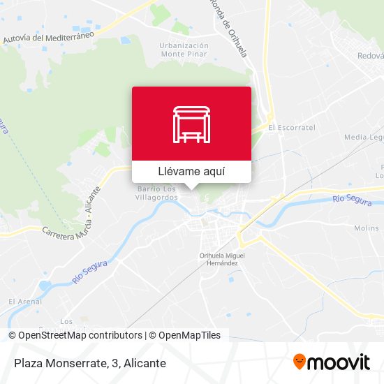 Mapa Plaza Monserrate, 3