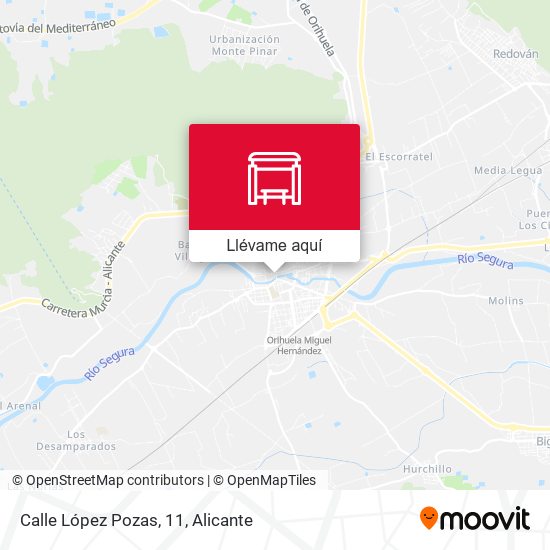 Mapa Calle López Pozas, 11