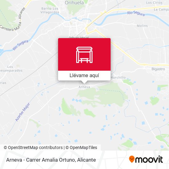 Mapa Arneva - Carrer Amalia Ortuno
