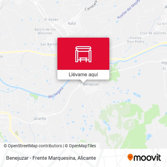 Mapa Benejuzar - Frente Marquesina