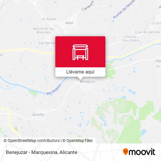 Mapa Benejuzar - Marquesina