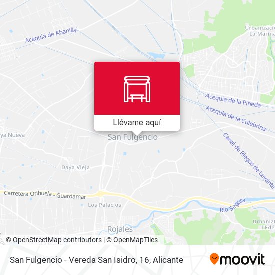 Mapa San Fulgencio - Vereda San Isidro, 16