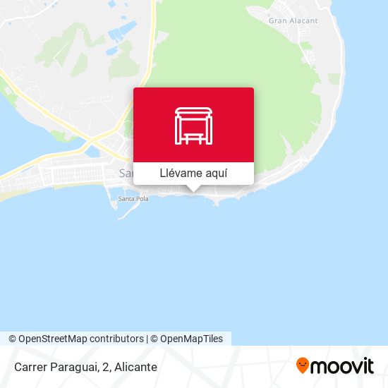 Mapa Carrer Paraguai, 2