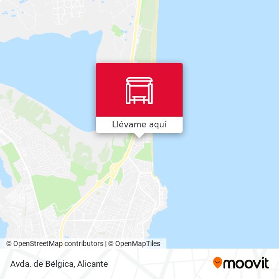 Mapa Avda. de Bélgica