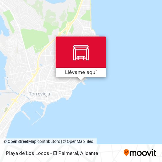 Mapa Playa de Los Locos - El Palmeral