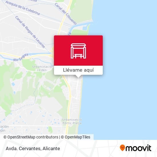 Mapa Avda. Cervantes