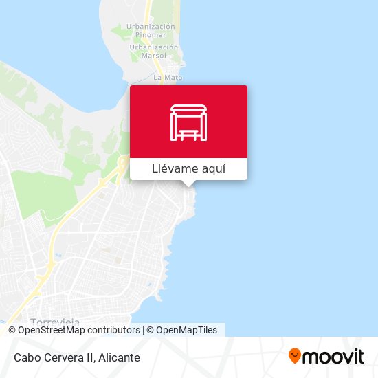 Mapa Cabo Cervera II