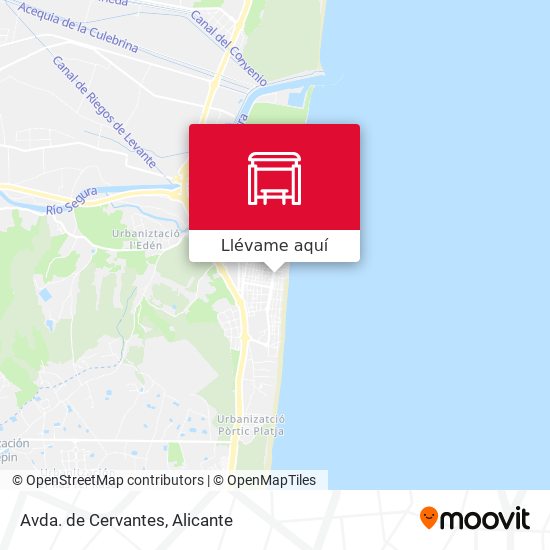 Mapa Avda. de Cervantes