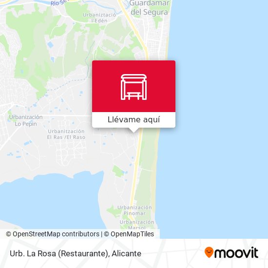 Mapa Urb. La Rosa (Restaurante)