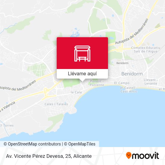 Mapa Av. Vicente Pérez Devesa, 25