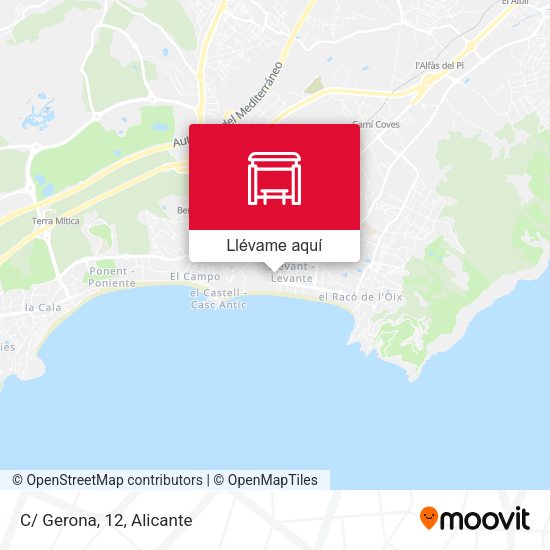 Mapa C/ Gerona, 12